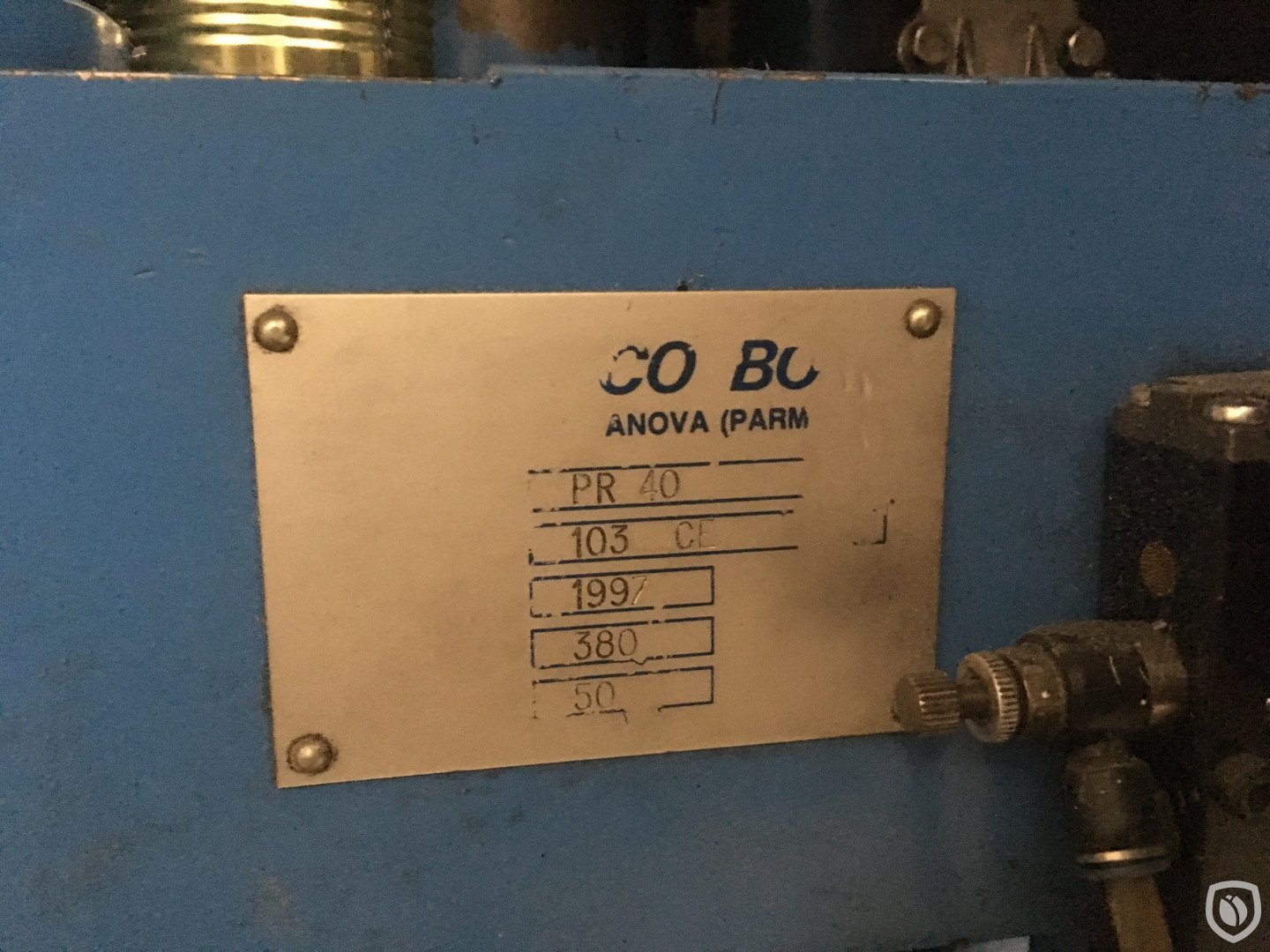 machine identification plate