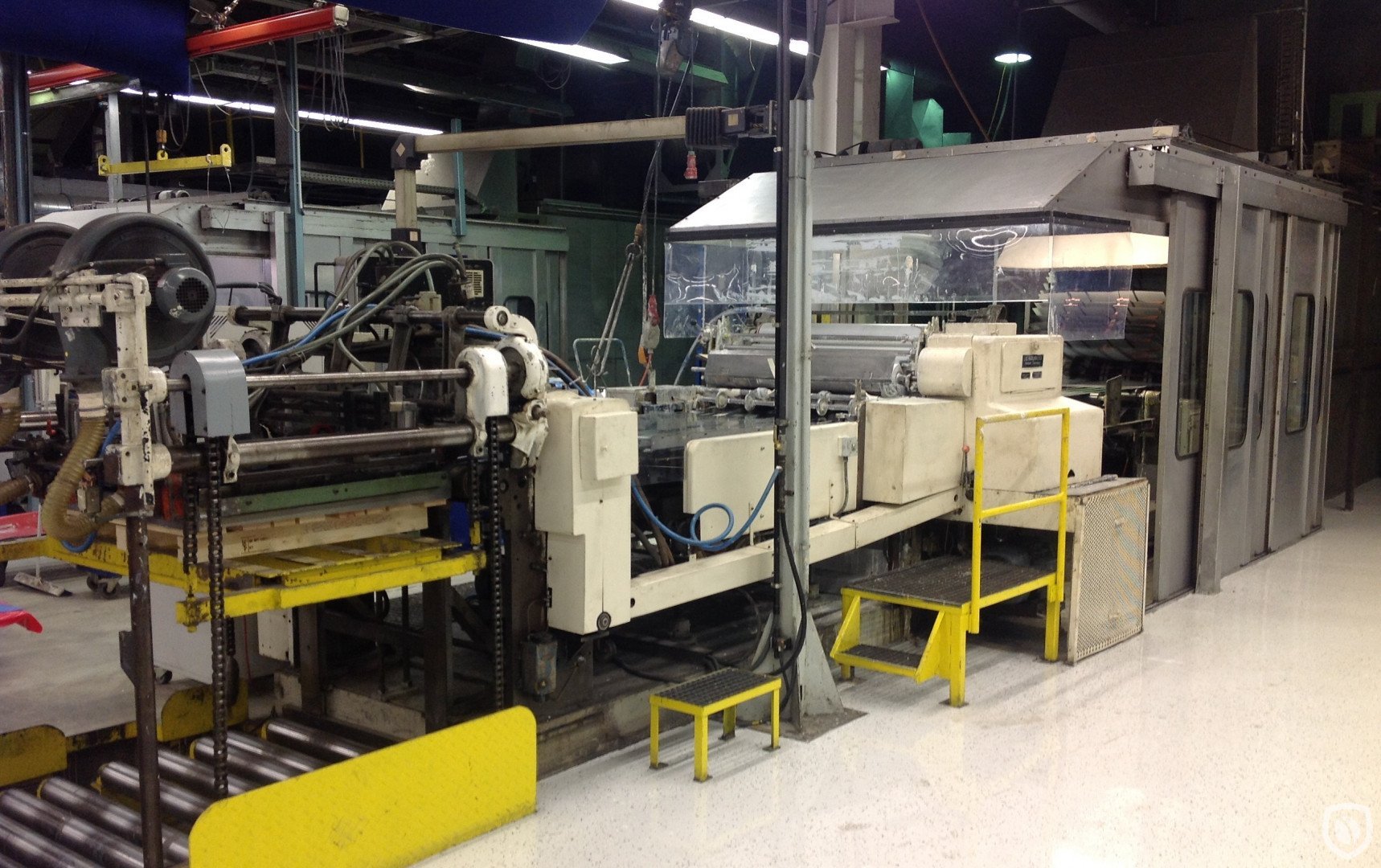 Mailander 460 coating line with LTG tunnel-oven of 30 meter