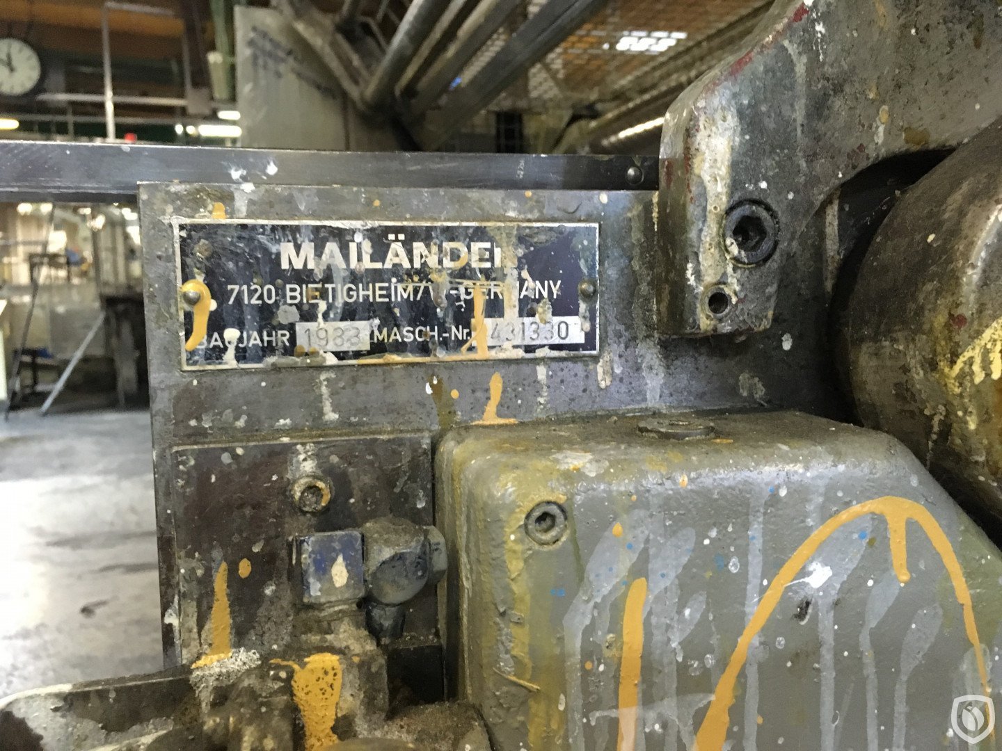 Mailander 460 coating line with LTG tunnel-oven of 28.5 meter