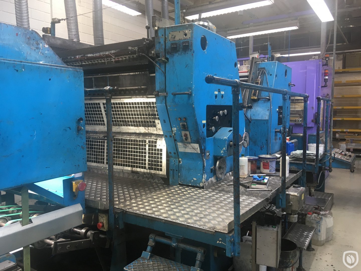 Mailander 162 printing line with LTG tunnel-oven