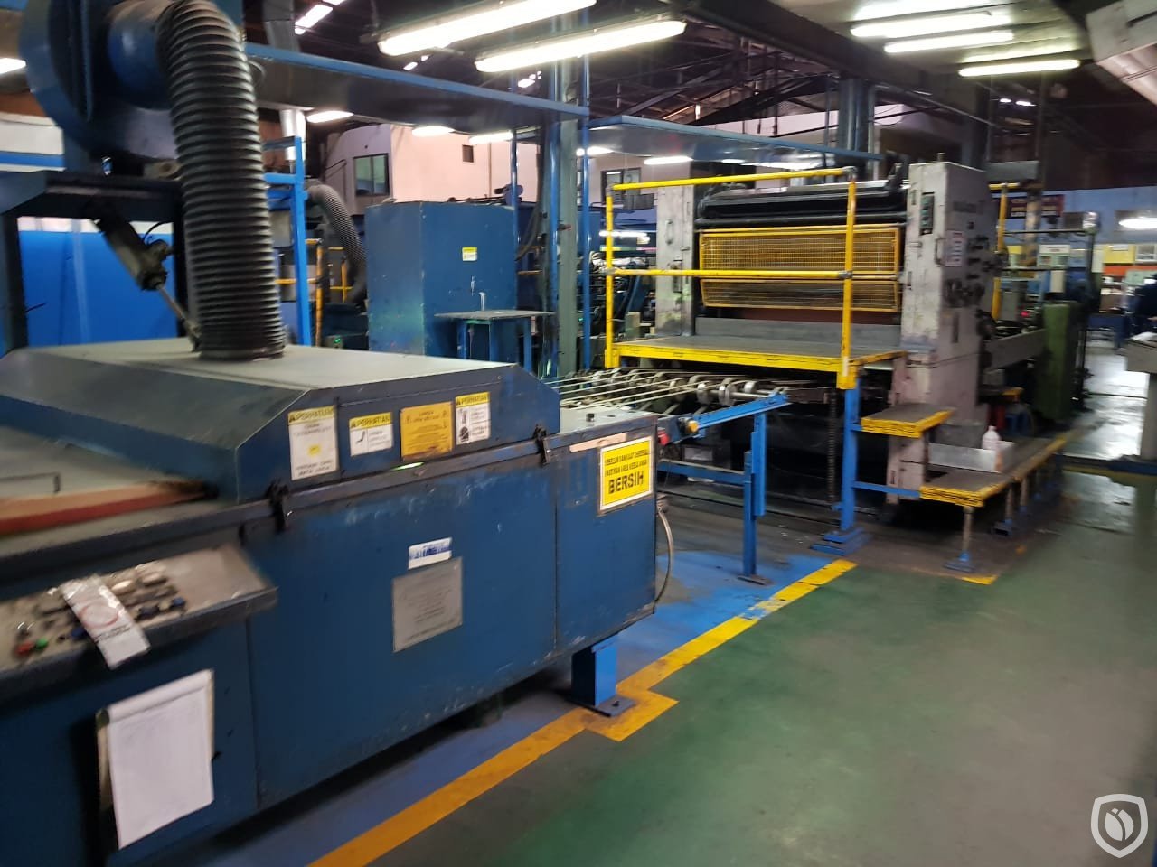 Mailander 121 single colour printing line with UV-oven