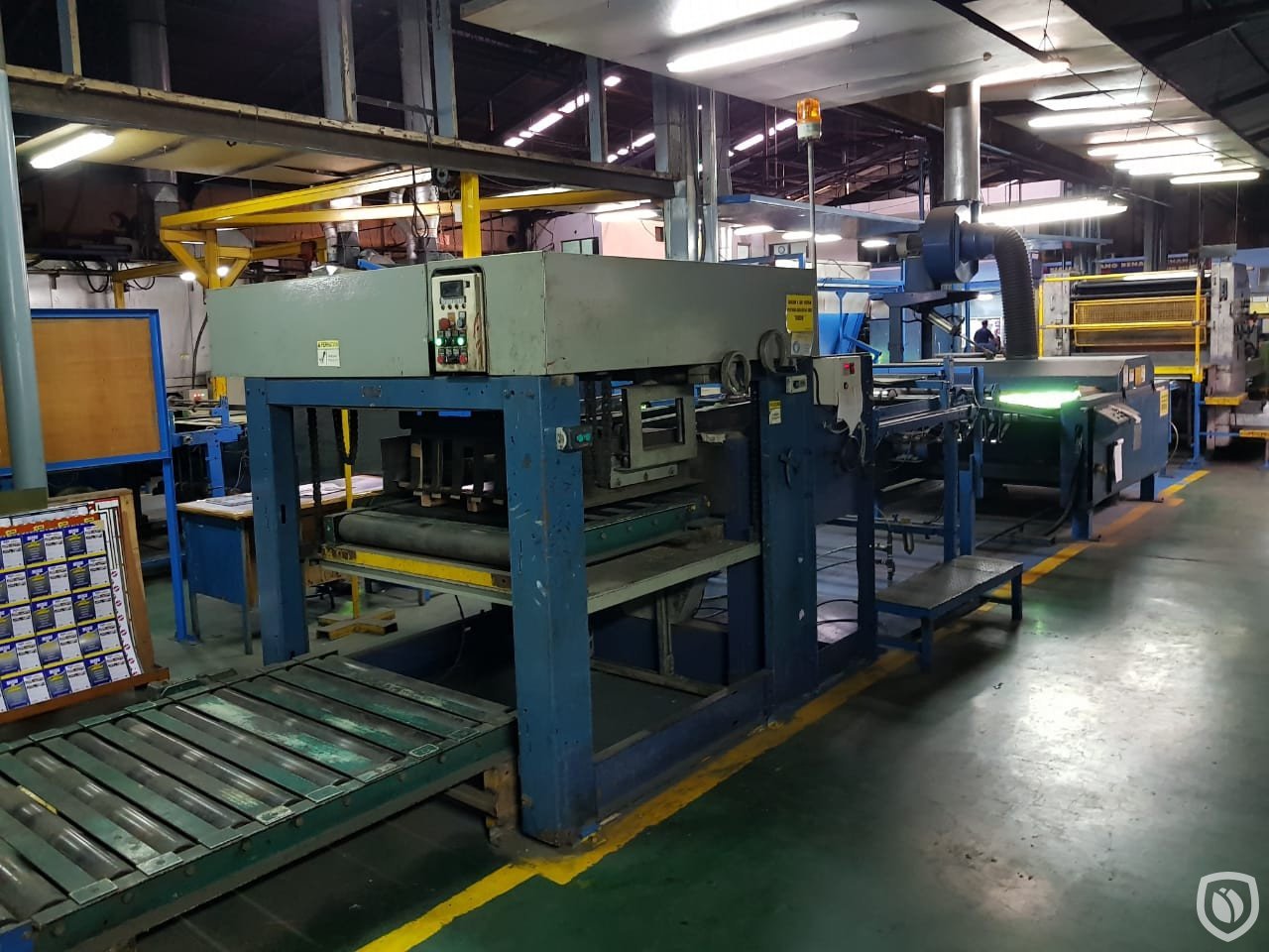 Mailander 121 single colour printing line with UV-oven