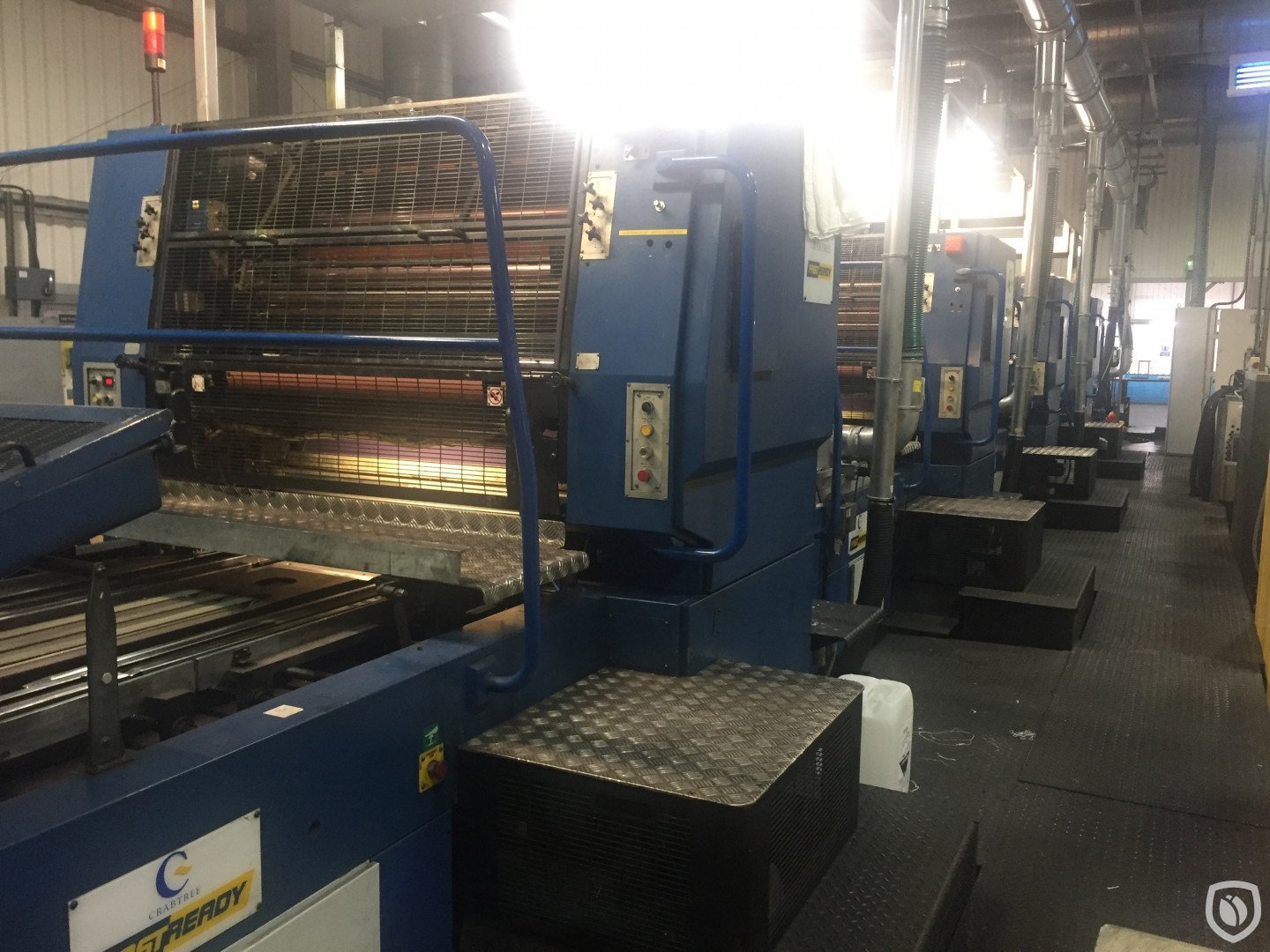 Crabtree Fast Ready 4-colour UV printing line