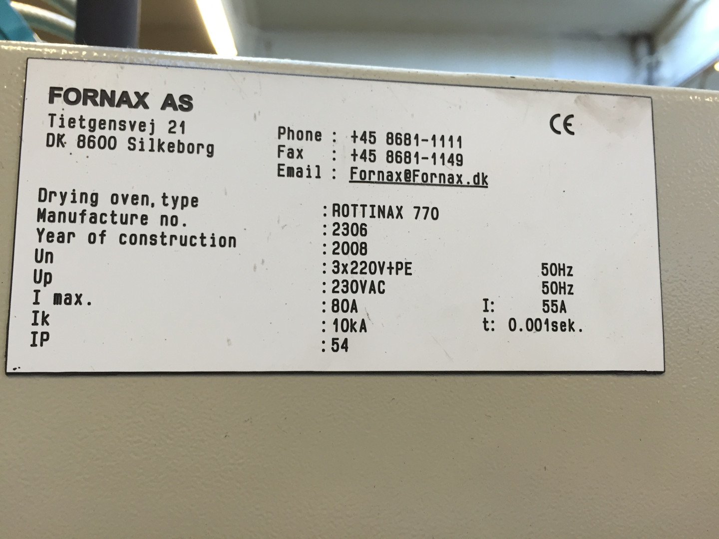 Fornax Rotinax 770