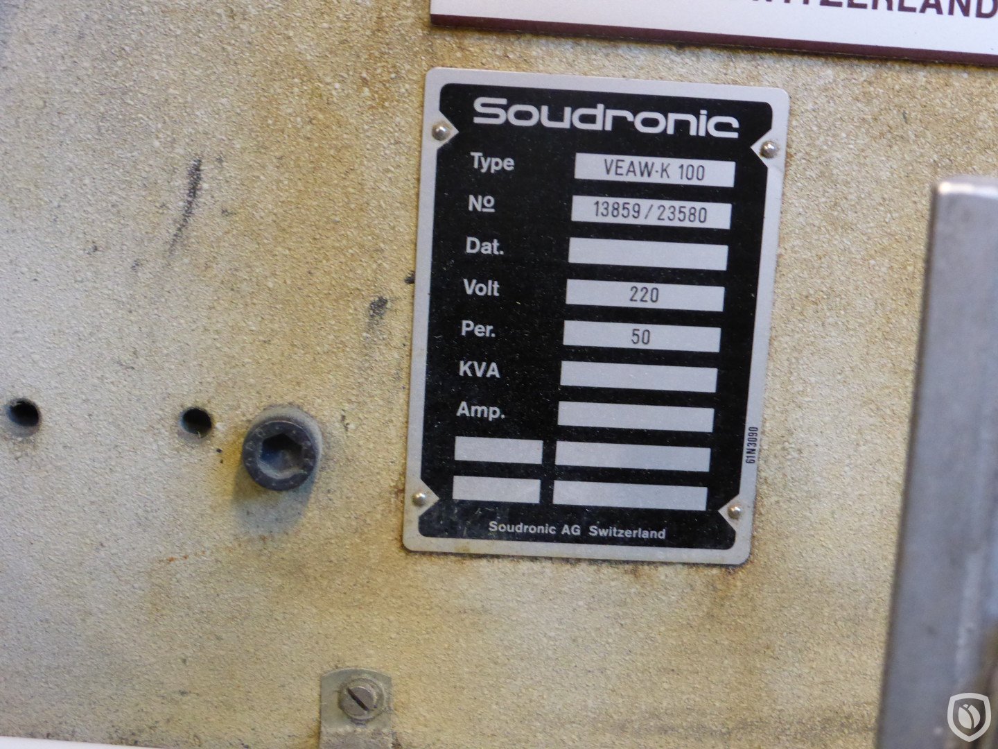 Soudronic Pollux VEAW-K 100