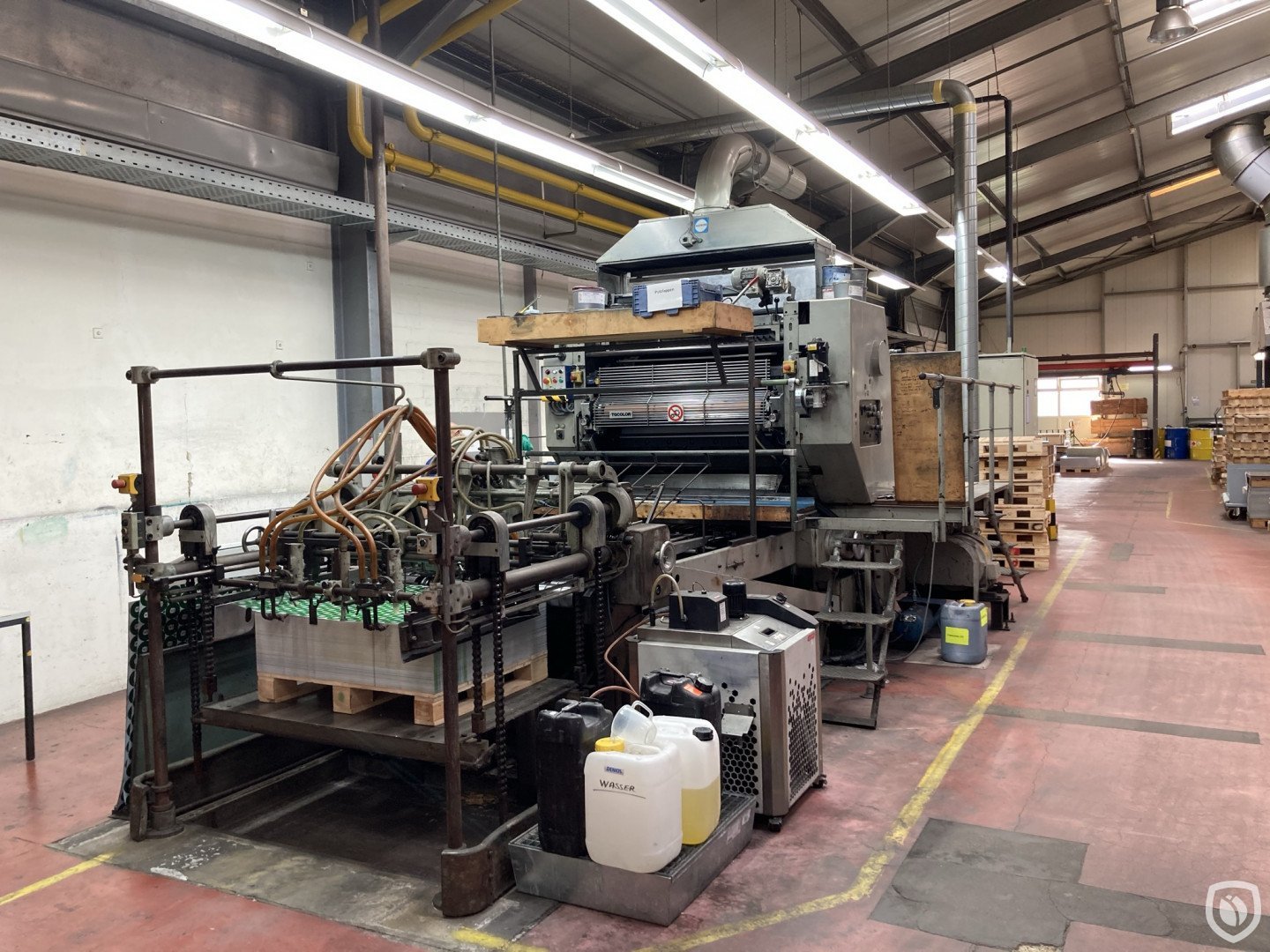 Mailander 169 1-colour UV printing line