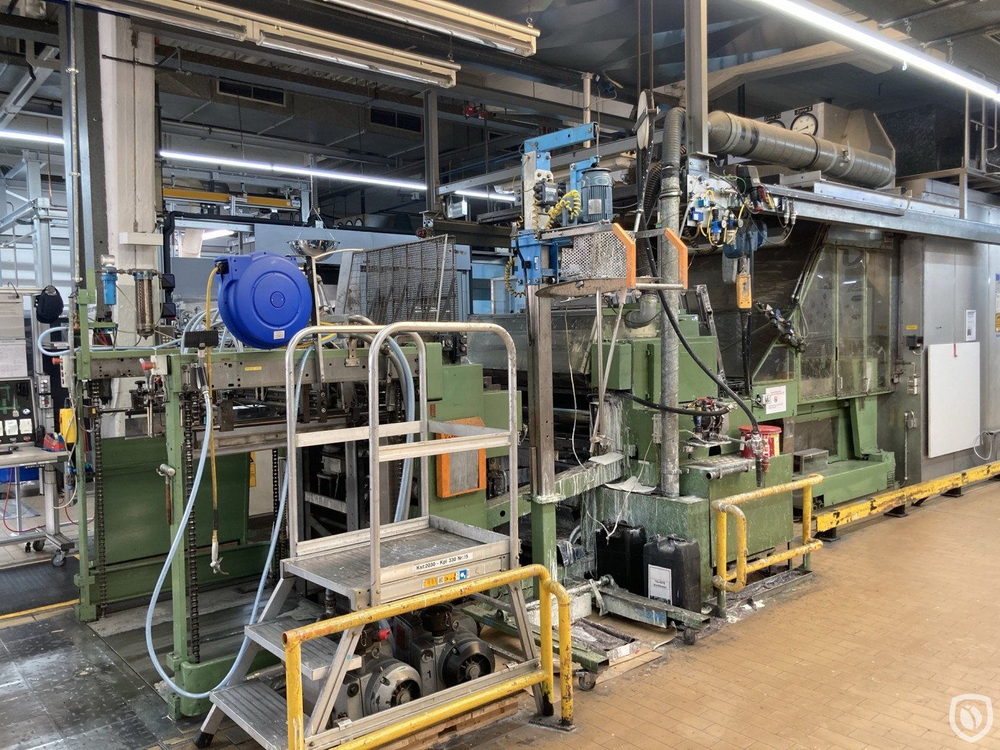 Mailander 431 coating line with 27 meter LTG tunnel-oven and afterburner