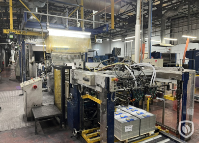 Mailander 466 coating line with 36 meter tunnel-oven from LTG