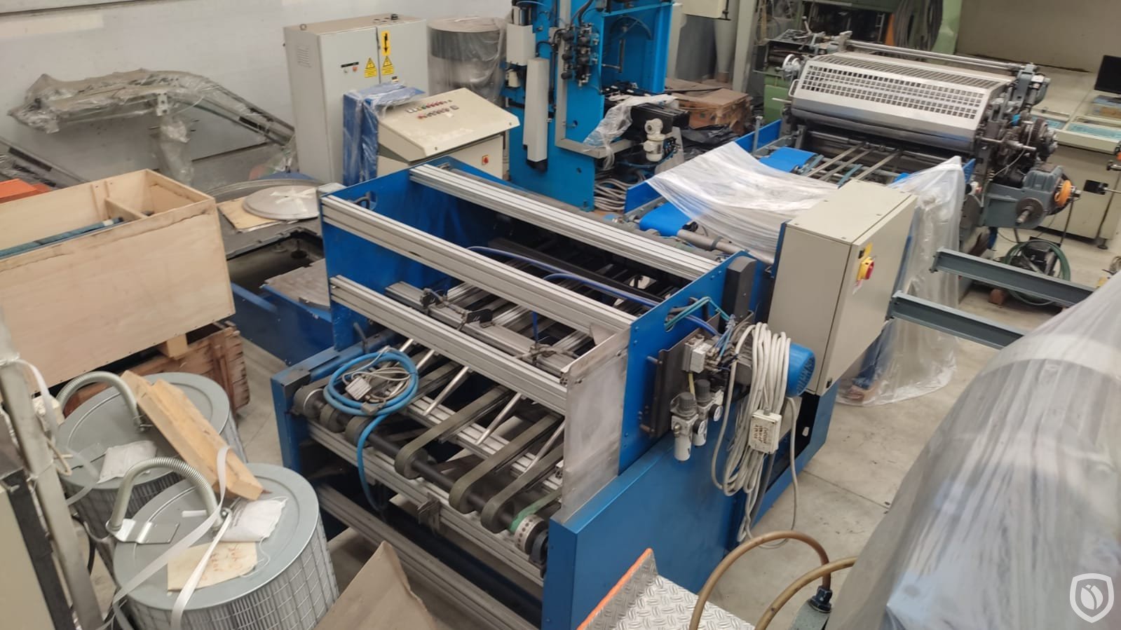 Mailander 162 bi-color printing with 460 plain coating