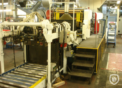 Crabtree tandem printing line with Ballard tunnel-oven